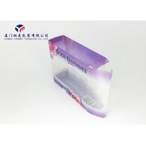 Buy cheap Rectangle Shape Hard Plastic Box Packaging 0.3mm Thickness Side Ends Open Design from wholesalers