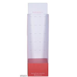 Buy cheap 300g CCNB Cardboard Hook Display Stands Embossed Advertising from wholesalers