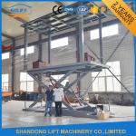 Buy cheap Hydraulic Mobile Scissor Car Lift For Basement Cheap Car Lifts Garage Elevator from wholesalers