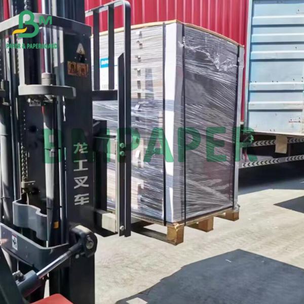 Quality Recyclable 400gsm Fully Coated White Lined Chipboard Grey Back for sale