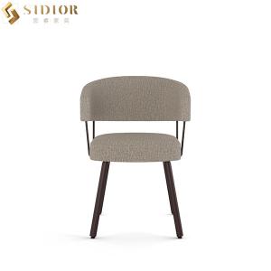 Buy cheap 56cm length Ultra Modern Dining Chairs With Metal Legs from wholesalers