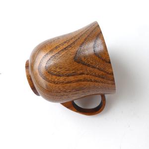 Buy cheap Solid Wood Retro Coffee Cups Restaurant Insulation Jujube Wooden Tea Mug from wholesalers
