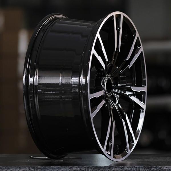 Titanium Machine Face Gloss black''forged wheels for Audi Q7