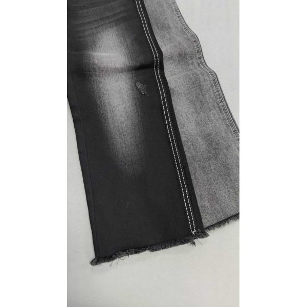 High elastic Soft Siro 10.5oz Black/Black with full width 158-160cm construction