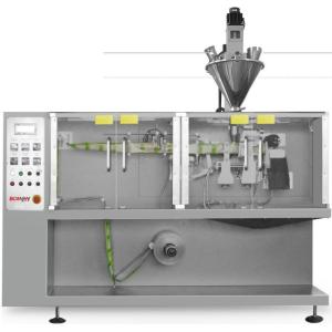 Buy cheap SUS304 Horizontal Pouch Sealing Packing Machine HFFS , 7.5kw Automatic Pouch Filling Packaging Machine HFFS from wholesalers