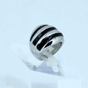 stainless steel ring with different color enamel LRX15