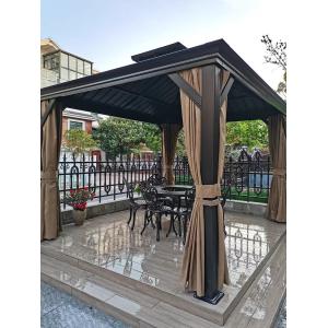 Buy cheap Hardtop Gazebo Canopy With Polycarbonate Roof And Aluminium Frame from wholesalers