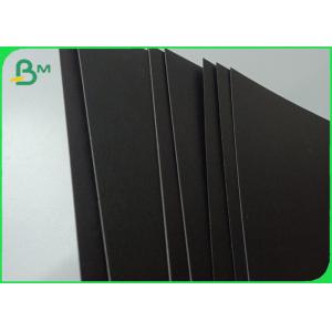Buy cheap Uncoated Strong Soild Black Cardboard Sheets With 250gsm 300gsm from wholesalers