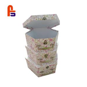 Buy cheap 100% Recycled Cardboard Suitcase Packaging Box , Small Suitcase Gift Box Durable from wholesalers