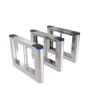 Buy cheap Security Swing Barrier Turnstile Full Height Retractable Flap Barrier from wholesalers