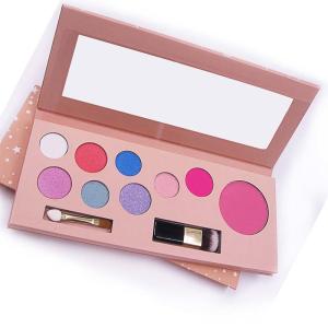 GMPC Cardboard Multicolors Cruelty Free Eyeshadow With Brush Set