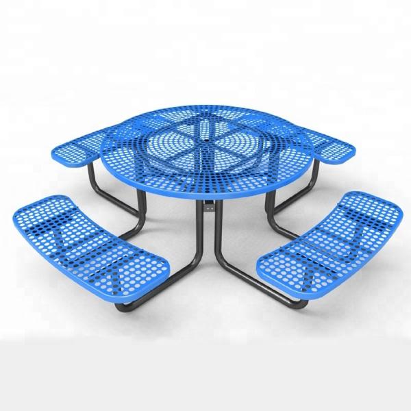 Buy cheap ISO9001 Certified Sunproof Picnic Table Bench Set With Umbrella from wholesalers