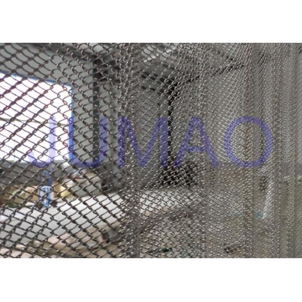 Quality Rust Resistance Half Sheer Metal Mesh Curtains For Hall Divider 1.0mm Wire for sale