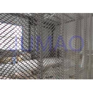 Buy cheap Rust Resistance Half Sheer Metal Mesh Curtains For Hall Divider 1.0mm Wire from wholesalers