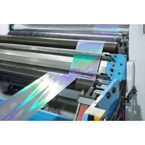 Anti Scratch Transparent Holographic Film , Laser Holographic Transparent Sheet