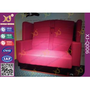 Buy cheap Ergonomically 2 Seats Movie Theater Sofa Luxury Cinema Seating For Lovers from wholesalers