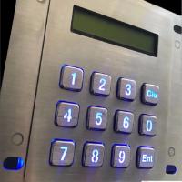 China Metal Usb Numeric Keypad With Display , LED Backlit Wired Numeric Keypad for sale