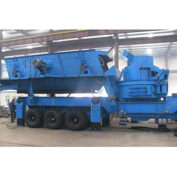 Quality 250t/H Andesite Stone Mining Diabase Mobile Vsi Crusher for sale