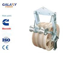 Buy cheap 120KN Rated Load Bundle Nylon Wheels Conductor Stringing Blocks from wholesalers