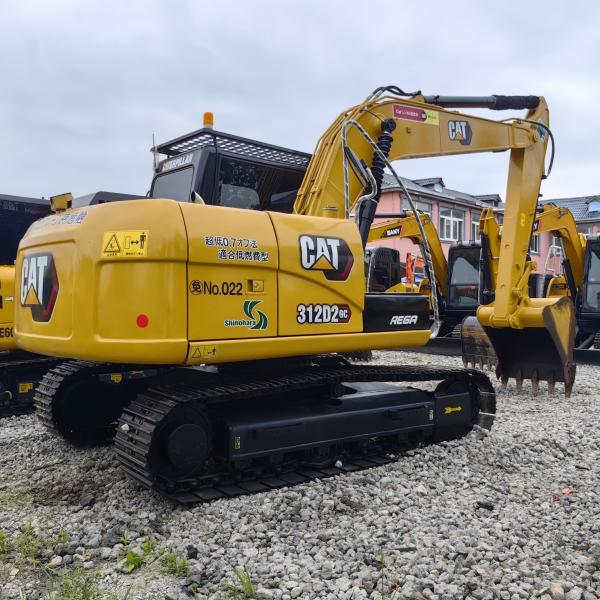 12 Ton Caterpillar 312 Used Medium-Sized Excavator Second Hand Cat 312D Digger
