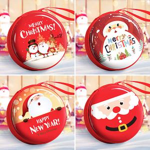 Buy cheap Mini Red Tinplate Christmas Coin Purse Christmas Tree Pendant from wholesalers