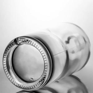 Collar Material Glass 750ml Round Shaped Clear Flint Bottle for Customized Gin