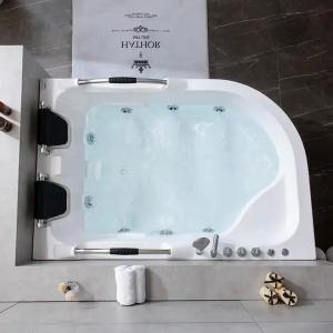 Buy cheap Round Acrylic Whirlpool Bathtub With Waterfall And Air Massage from wholesalers