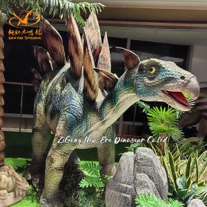 China Vivid Real Life Size Stegosaurus Dinosaur Model For Jurasic World And Theme Hotel on sale