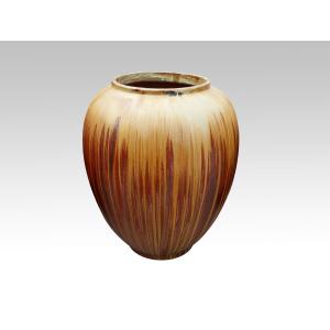 Buy cheap 23 Inch Ceramic Outdoor Pot High Fired For Outside Fat Vase Cascade Copper from wholesalers