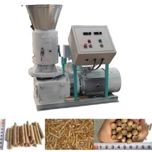 Buy cheap Moving Roller Biomass Sawdust Pellet Machine Wood Pellet Mill For Pellet Making Flat Die Pellet Machine from wholesalers
