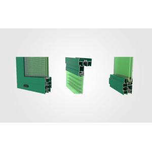 Thermal Break Window Aluminum Profile Extrusions ROHS Certificated