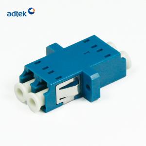 Buy cheap Blue Fiber Optic Adapter Duplex LC Single Mode Flange from wholesalers