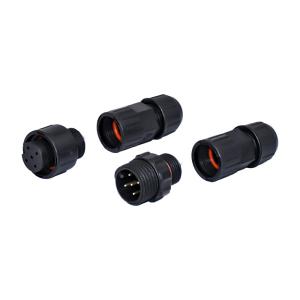 8 Pins Led Waterproof Connector For 2-5 Contacts Superior Performance And