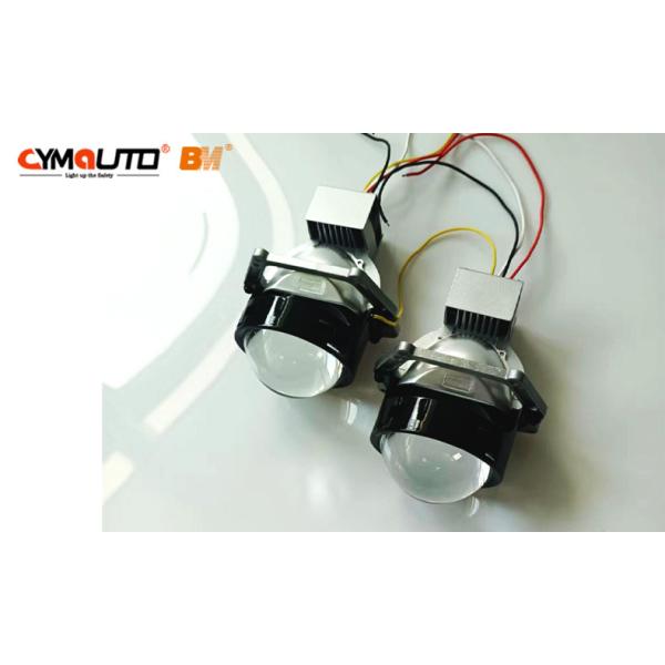 66W 3.0 Inch Car Headlight Bulb Bi Led Projector Lens 3 years Warranty