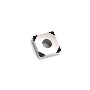 Brazed Tip Polycrystalline Cubic Boron Nitride Solid Cbn Inserts TNGA120404