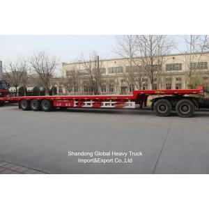Buy cheap Chassis 60 Ton 3 Axles 2 AXLES Lowboy Lowbed Low Bed Semi Trailers from wholesalers
