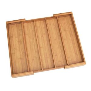 Buy cheap high quality expendable bamboo kitchen drawer organizer storage box for high quality from wholesalers