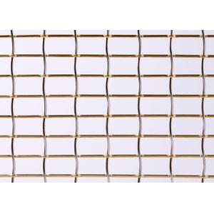 Buy cheap SS321 2.5m Lock Crimp Wire Mesh Square Hole from wholesalers