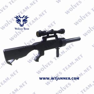 China 1000m Portable Uav Jammer 3 Bands Handheld GSM WiFi 2.4G WiFi 5.8g GPS Signal Drone Jammer on sale