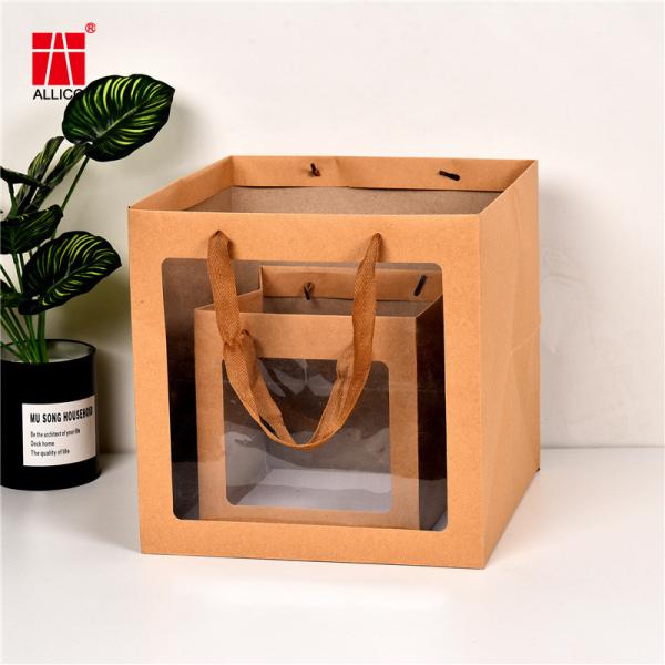 Buy cheap Custom Printed Black White Luxury Shopping Gift Paper Bag With Handle from wholesalers