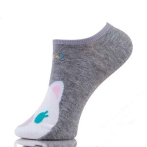 China Custom logo, design Women Summer 80% Cotton Reinforced Toe & Ankle Sock on sale