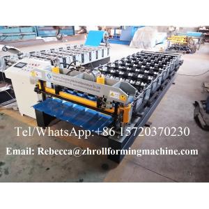 Buy cheap Advanced metal Roofing Sheet Roll Forming Machine With Double Chains Drive 0.3mm - 0.8mm from wholesalers