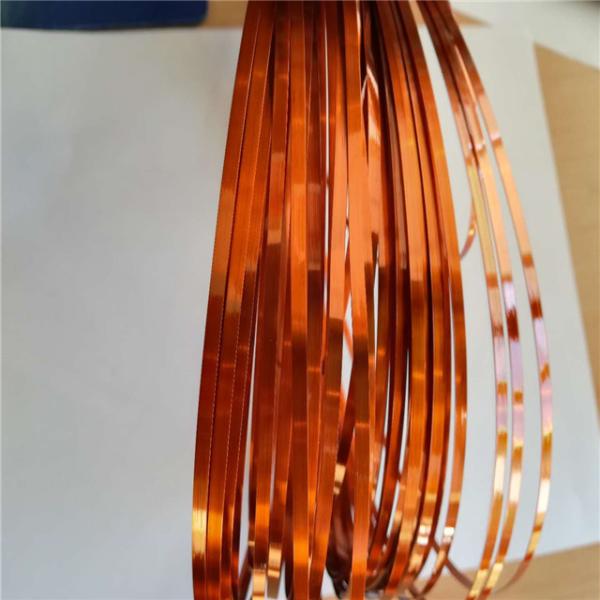 Quality AIW / UEW 180 / 220 Flat Wire 1.5mm Enameled Rectangular Copper Wire for sale