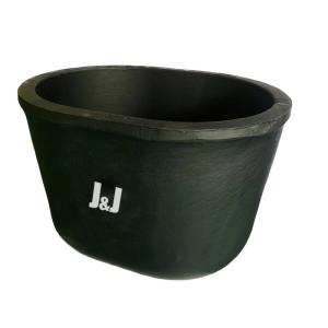 Buy cheap High Volume Capacity Oval Type Crucible Silicon Carbide Graphite Metal Melting Crucible from wholesalers