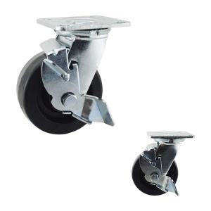 Buy cheap 125mm Diameter 770LBS Swivel Lock Heat Resistant Caster Wheels from wholesalers