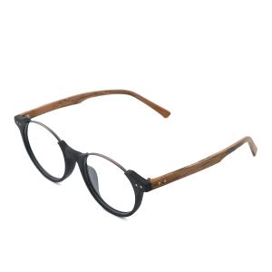 Buy cheap Wood Grain Retro Optical Eyeglasses Handmade Acetate Glasses MR 5359 from wholesalers