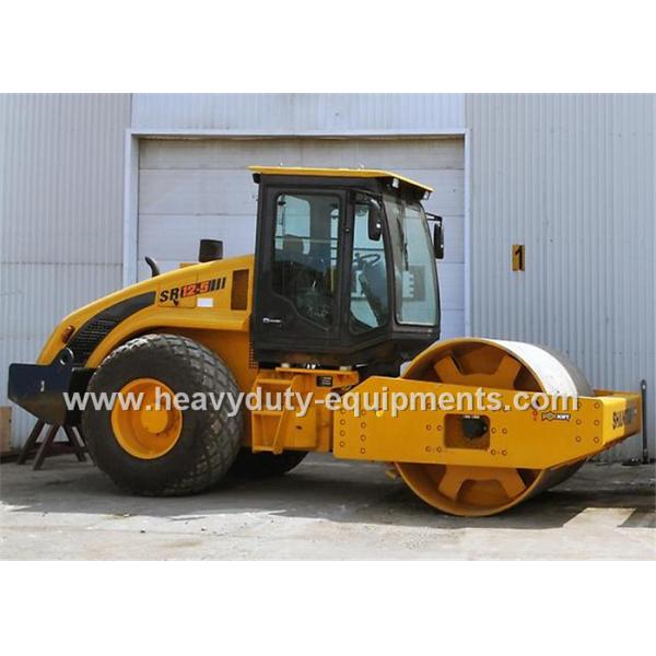 Shantui SR16 single drum road roller with compacting width 2140mm, 112kw cummins engine