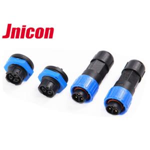 Buy cheap Push Locking Waterproof Panel Mount Connector , IP68 2 Pin Panel Mount Connector from wholesalers
