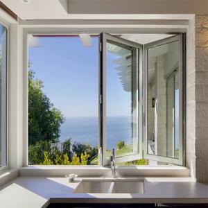 Buy cheap Modern Design Aluminum Alloy Frame Bi Fold Windows With 70mm Width Window Frame from wholesalers