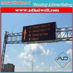 Buy cheap Gantry Cross Road Traffic Billboard LED Screen Sign from wholesalers